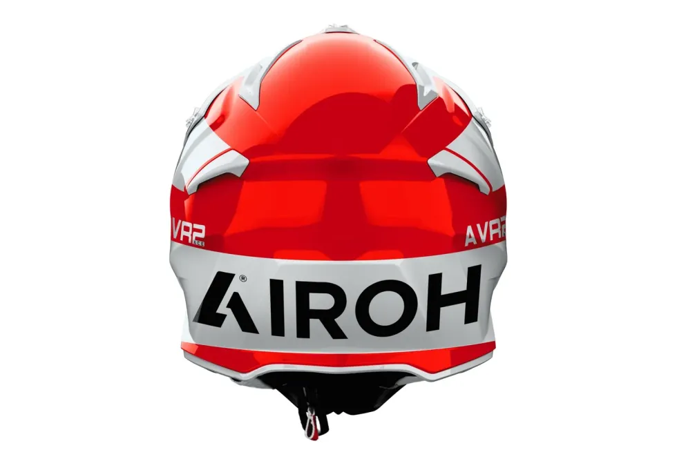 Airoh Hjälm Aviator Ace 2 Iron Röd/Vit