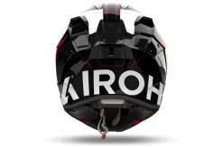 Airoh Hjälm GP 800 Must Röd glansig