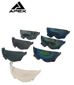 APEX JI100 Sunvisor silver mirror