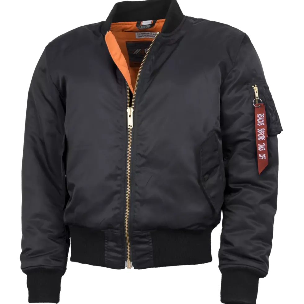 4Bikers Bad Bomber Svart Herr
