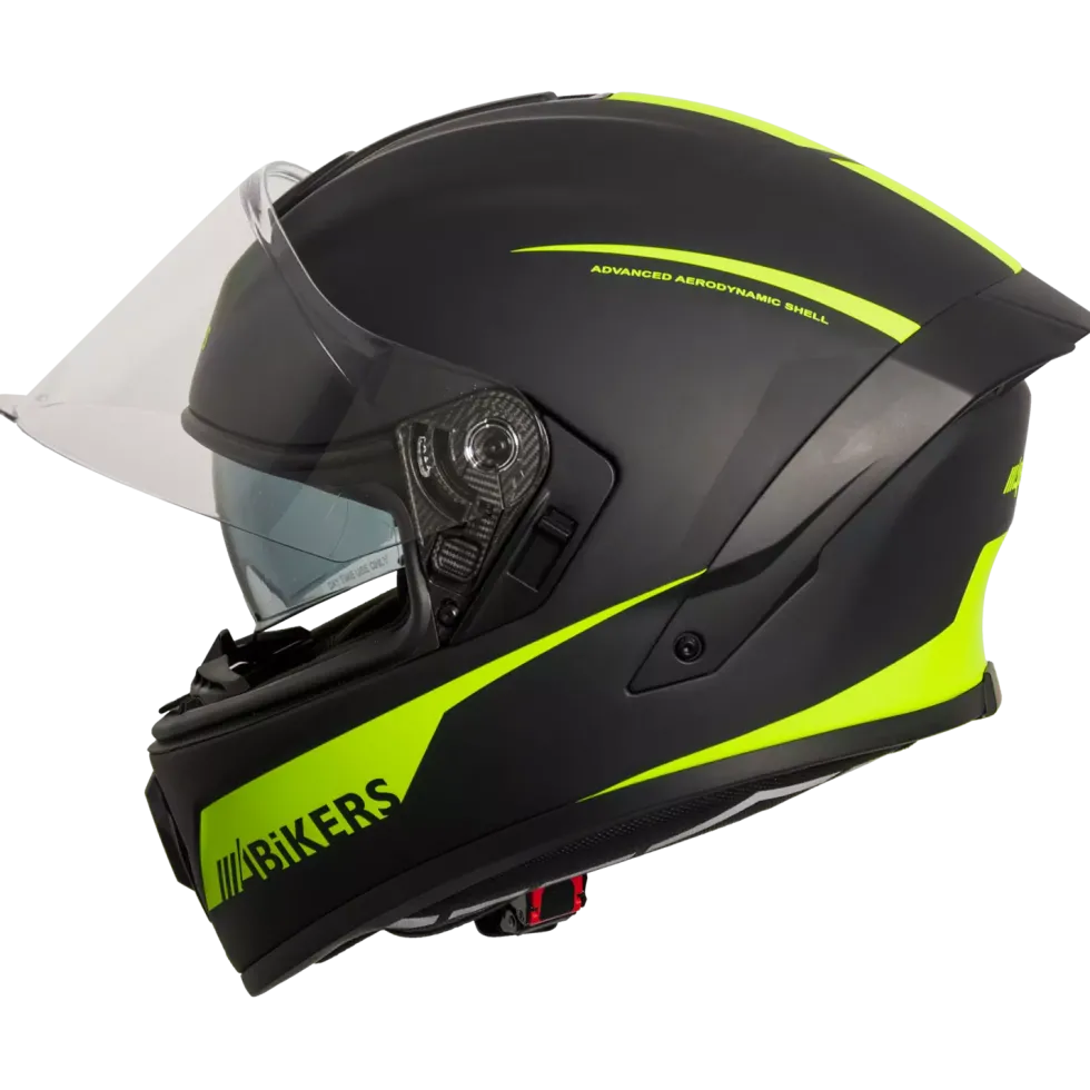 4Bikers Fibertech Matt Black Fluo