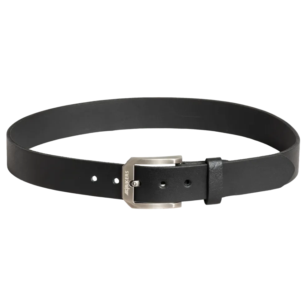 4Bikers Läderbälte Classic Black