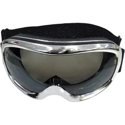 4Bikers Motorglasögon Cross Chrome