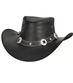 4Bikers Skinnhatt Svart Concho