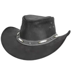 4Bikers Skinnhatt Svart Oilskin