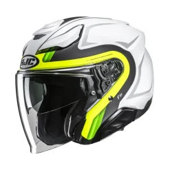 HJC Hjälm F31 Bask Fluo Gul/Vit MC3HSF