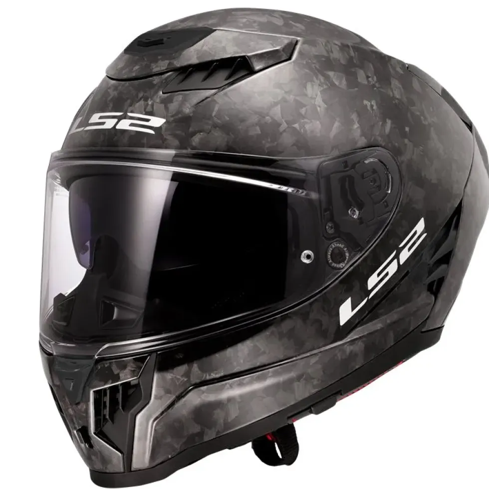 Hjälm Ls2 Ff807 Dragon Carbon Forged Svart