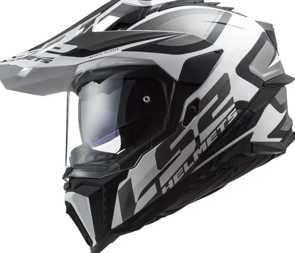 Hjälm Ls2 Mx701 Explorer Alter Matt Svart/Vit