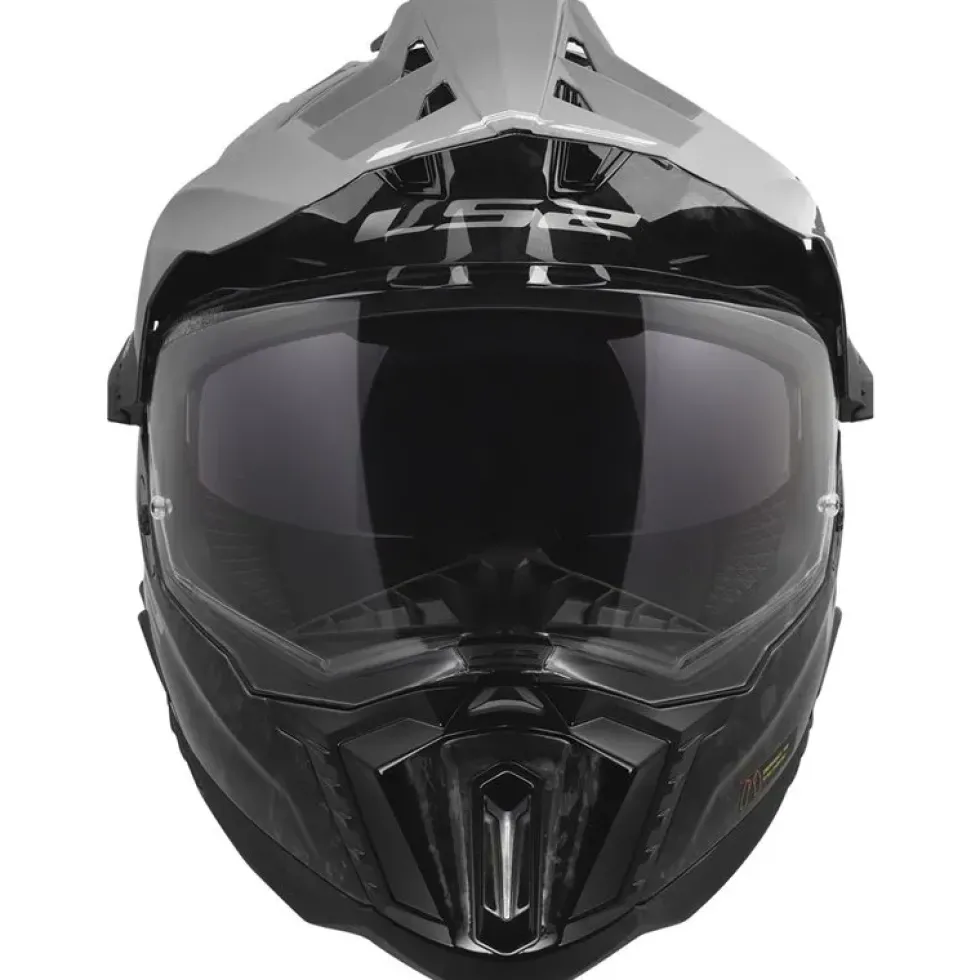Hjälm Ls2 Mx701 Explorer Carbon Forged Svart