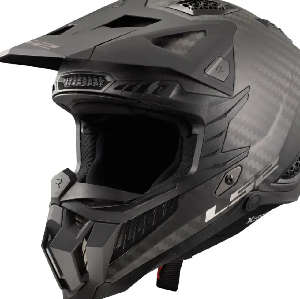 Hjälm Ls2 Mx703 X Force Carbon Mattsvart