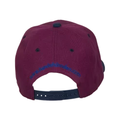 Keps Snap Back 4Bikers Vinröd