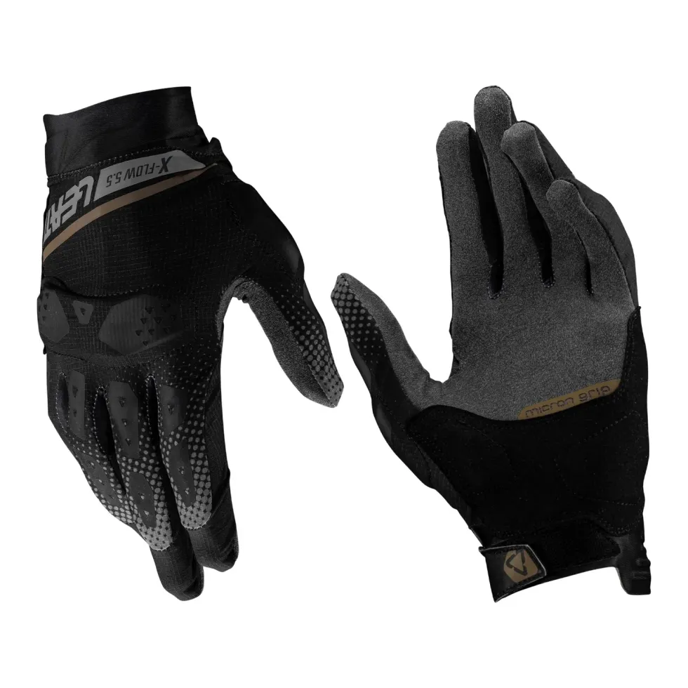 Leatt Handske ADV X-Flow 5.5 Short Stealth Svart/Grå
