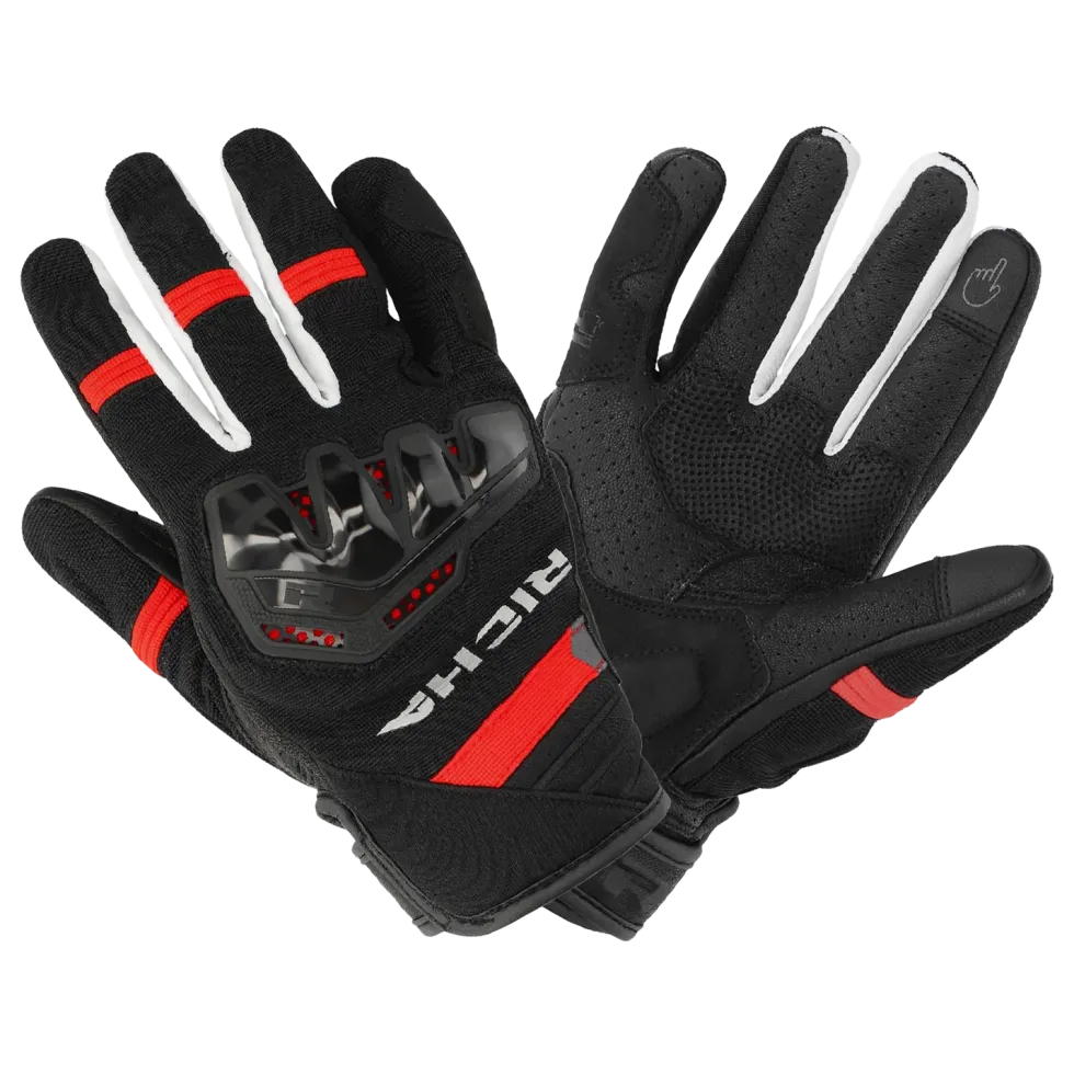 Richa Stradale Summer Gloves Black/Red
