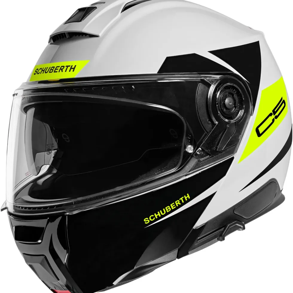 Schuberth Hjälm C5 Eclipse Gul/Vit