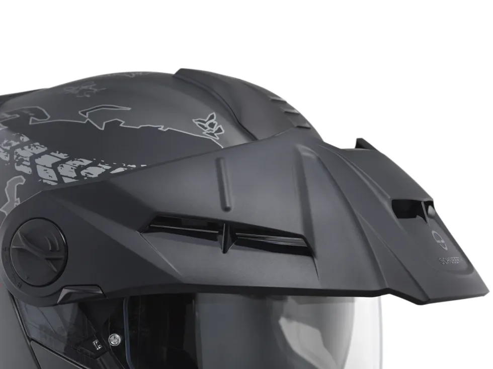 Schuberth Hjälm E2 Atlas mattsvart/röd
