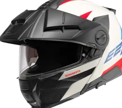 Schuberth Hjälm E2 Defender Vit/Blå