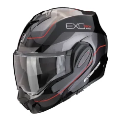 SCORPION Hjälm EXO-TECH EVO PRO Commuta svart/grå/röd